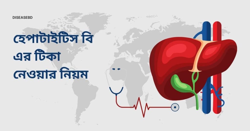 হেপাটাইটিস বি এর টিকা নেওয়ার নিয়ম- হেপাটাইটিস বি এর ঔষধ